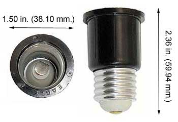 Incandescent Sockets - Adaptors 1054