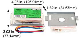 Ballasts Fluorescent Electronic Ballasts Compact Fluorescent(4 Pin) EL242CF-120/277HF