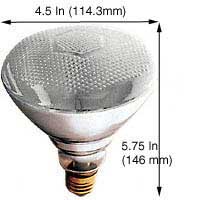 H.I.D. Metal Halide Par38 CDM100PAR38/WFL/3K      