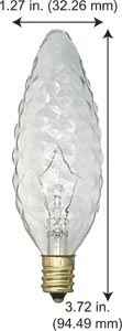 Incandescent Incandescent CT - Crystal 60CT/CR CRYSTAL