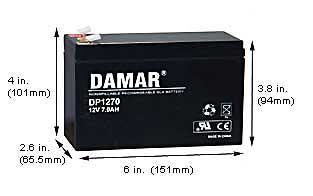 Specialty Batteries Emergency Light Batteries DP-1270
