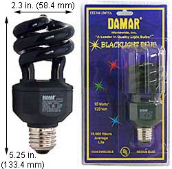 Fluorescent Black Light Black Light Blue Bulbs H15SL/BLB