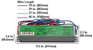 Ballasts Fluorescent Electronic Ballasts T8 259TP277I