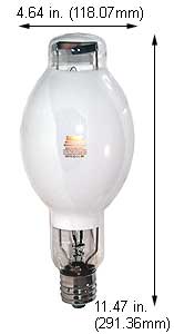 H.I.D. Metal Halide BT37 - ED37 MS400/C/BU/4K