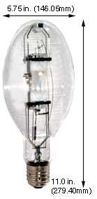 H.I.D. Metal Halide BT37 - ED37 MP400W/BU/UVS/PS/4K