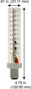 Incandescent Exit Sign Bulbs NMCL20BA15D