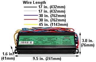 Ballasts Fluorescent Electronic Ballasts T8 EL286T8HO-277RHF