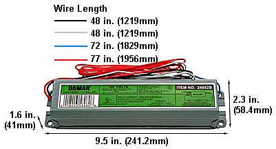 Ballasts Fluorescent Electronic Ballasts T12 EL175-120HF
