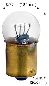 Incandescent Miniature G6 1247