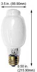 H.I.D. Metal Halide BT28 - ED28 M100W/C/U/BT28/PS/3K   
