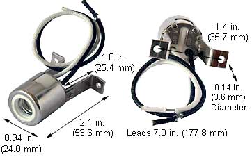 Tungsten Halogen(Quartz) Tungsten Halogen Sockets Quartz E-11 Mini-can E-11 QUARTZ SOCKET