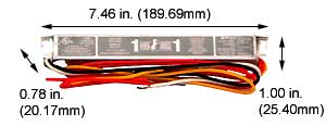 Fluorescent Compact Fluorescent Triple Twin Shape(4pin) WH1-277L 277V