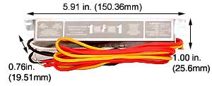Ballasts Fluorescent Magnetic Ballasts T5 WH1-120L 120V