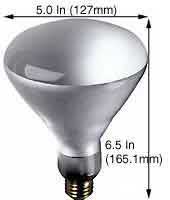H.I.D. Metal Halide R40 M100W/U/R40/SP/5K       