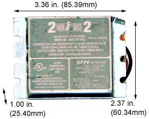 Ballasts Fluorescent Magnetic Ballasts Circline WH2-277V-C-BLS