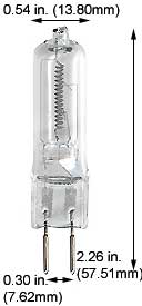 Tungsten Halogen(Quartz) Tungsten Halogen JCD JCD200