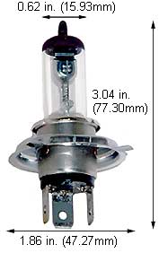 Specialty Automotive Halogen Capsules H4-24/75-70 (64196)