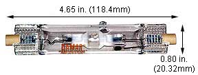 H.I.D. Metal Halide Double Ended (DE) MH-DE70/5K DOUBLE ENDED 