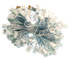 Incandescent Christmas Bulbs - Strings C9 Strings C9-100FT-GREEN-12