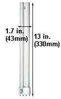 Fluorescent Compact Fluorescent Long Twin Shape(LTT) F24LTT/4P/835