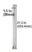 Fluorescent Compact Fluorescent Long Twin Shape(LTT) F40LTT/4P/830/21