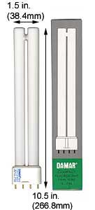 Fluorescent Compact Fluorescent Single Twin Tube F18LTT/4P/827/10.5 INCH