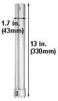 Fluorescent Compact Fluorescent Long Twin Shape(LTT) F24LTT/4P/865