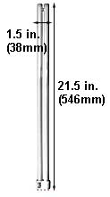 Fluorescent Compact Fluorescent Long Twin Shape(LTT) F55LTT/4P/827