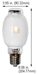 H.I.D. Metal Halide BT28 - ED28 MS250W/C/BU/PS/3K