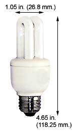 Fluorescent Compact Fluorescent Double Twin Medium Screw EL5W/DTT/64K 