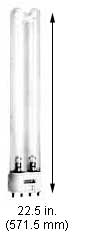 Fluorescent Germicidal Twin Shape GPL55 