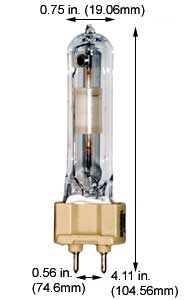 H.I.D. Metal Halide T6-G12 Base CDM150/T6/942 