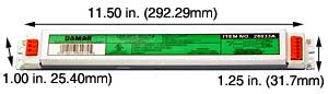 Ballasts Fluorescent Electronic Ballasts Compact Fluorescent(4 Pin) EL240LTT-120/277HF