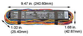 Ballasts Fluorescent Electronic Ballasts T8 QTP1X32T8/UNIV DIMMING