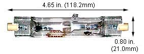 H.I.D. Metal Halide Double Ended (DE) HQI-DE70/WDX 