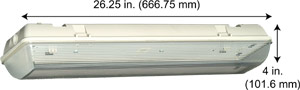 Fixtures Fluorescent Fixtures Vaportight VAPORTIGHT 2-F17T8 UNV ELEC