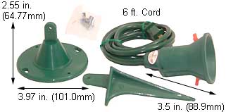 Fixtures Fixture Accessories PAR HOLDER W/SPIKE  150W