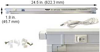 Fixtures Fluorescent Fixtures Undercabinet FFT4-20W120V24