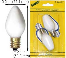 Incandescent Colored Chandelier 7C7W CARDED
