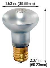 Incandescent Incandescent R12 15R12/N 120V INTERMEDIATE