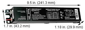 Ballasts Fluorescent Electronic Ballasts T8 QTP3X32T8/UNV DIM-TCL 