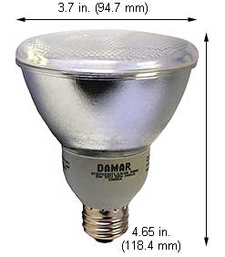 Fluorescent Compact Fluorescent PAR 30 EP15PAR30FL/LN/99/41K 