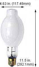 H.I.D. Self-Ballasted Mercury BT37 HSB450  230V