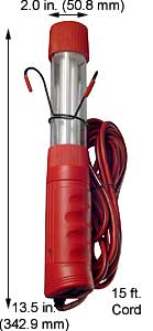 Fixtures Work - Job - Temporary Fixtures FLUORESCENT WORKLIGHT W/15 FT CORD