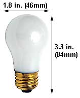 Incandescent Incandescent A15 15A15W