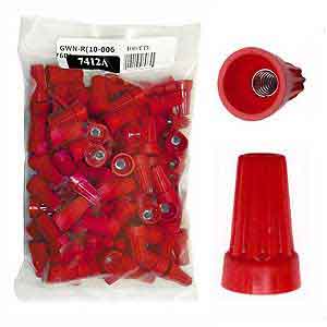 Miscellaneous Wiring Devices Wire Nuts Red Wire Nuts 100pk