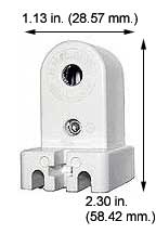 Fluorescent Fluorescent Sockets Single pin Sockets 214