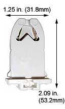 Fluorescent Fluorescent Sockets BiPin Sockets 526S
