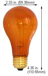 Incandescent Colored A Lamps 40A99TA