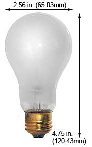 Incandescent Incandescent A21 150A21